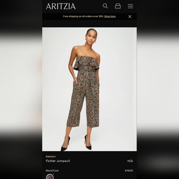 Babaton Flutter Jumpsuit size 2 - Picture 13 of 13